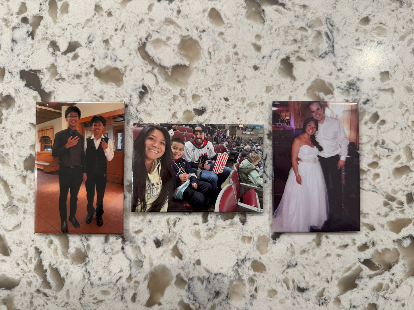 3 Customized Photo Magnets (2x3)