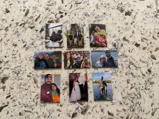 9 Customized Photo Magnets (2x3)