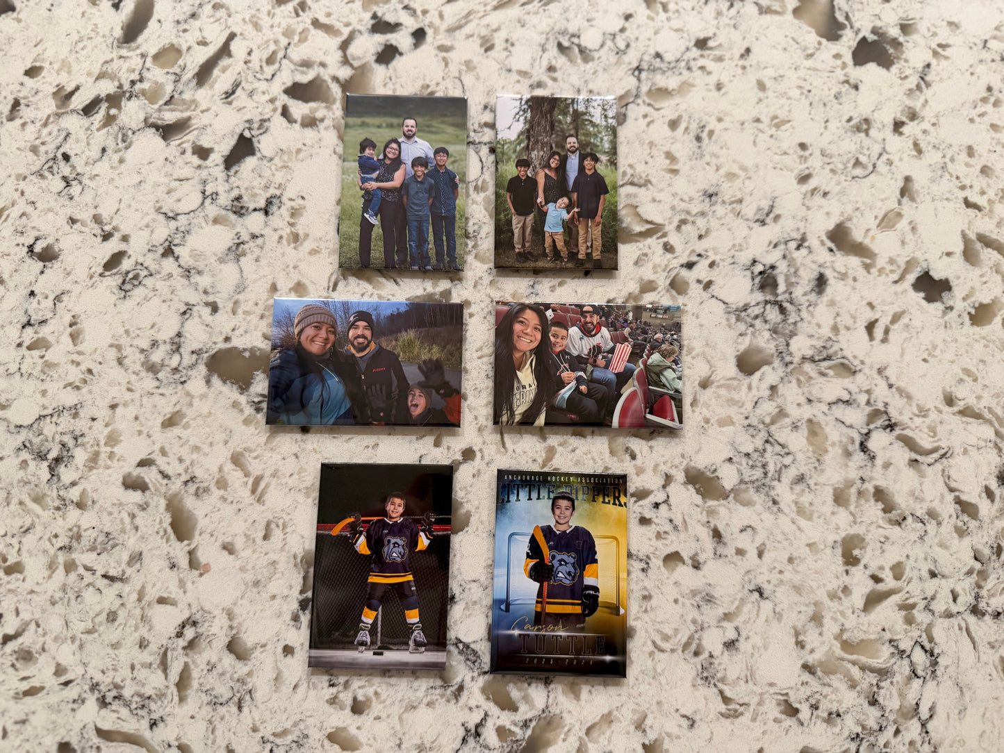 6 Customized Photo Magnets (2x3)