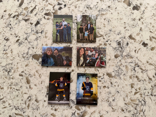 6 Customized Photo Magnets (2x3)