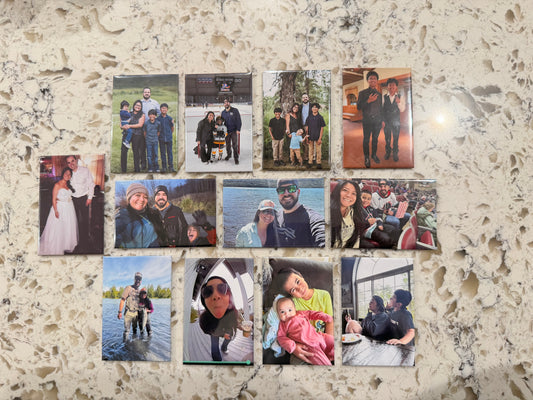 12 Customized Photo Magnets (2x3)
